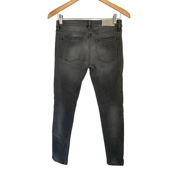 IRO Paris "Night" Gray Mid Rise Skinny Jans Gray Distressed Size 26 ($310) - Picture 6 of 11